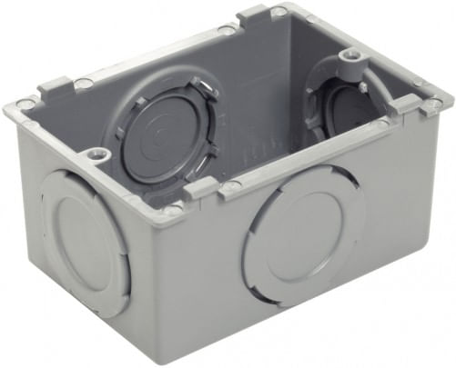 Caixa Condulete Tramontina Plastibox X Cinza - 57250/011