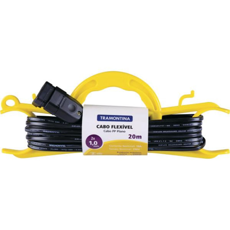 Extensão Tramontina 20m 2P Preto