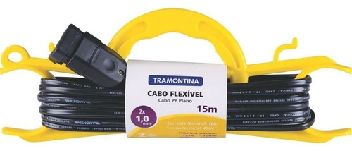 Encontraproduto.com.br - Extensão Tramontina 20m 2P Preto