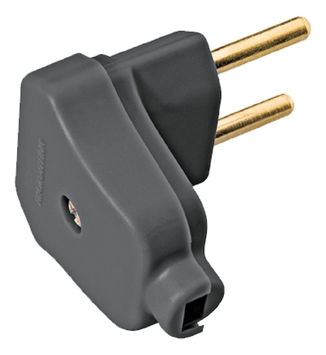 Encontraproduto.com.br - Plugue Angular 2P 250 V 10 A Tramontina Preto