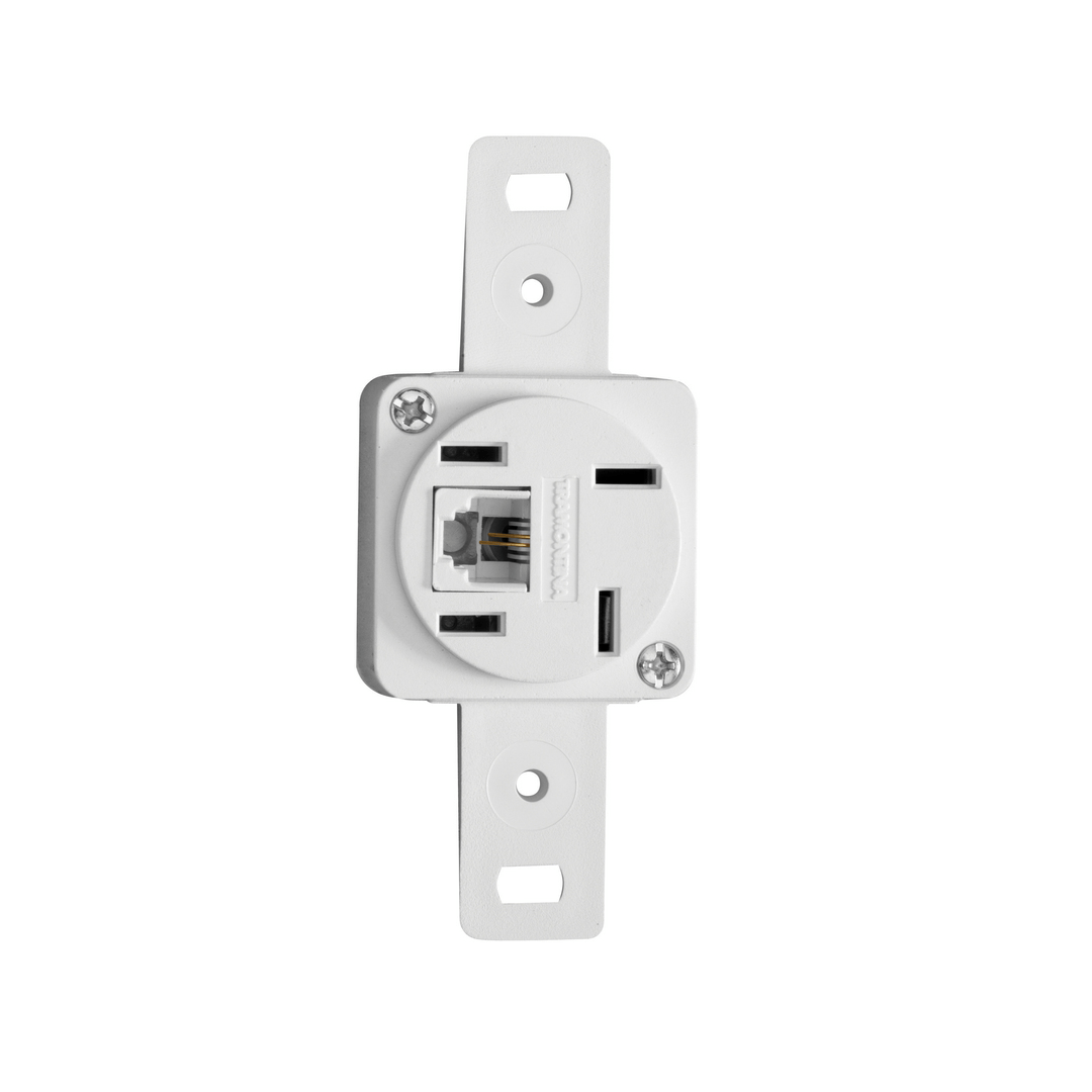 Monobloco Tomada para Telefone 4P + Rj11 Cor Branco - 57114/050 - Tramontina