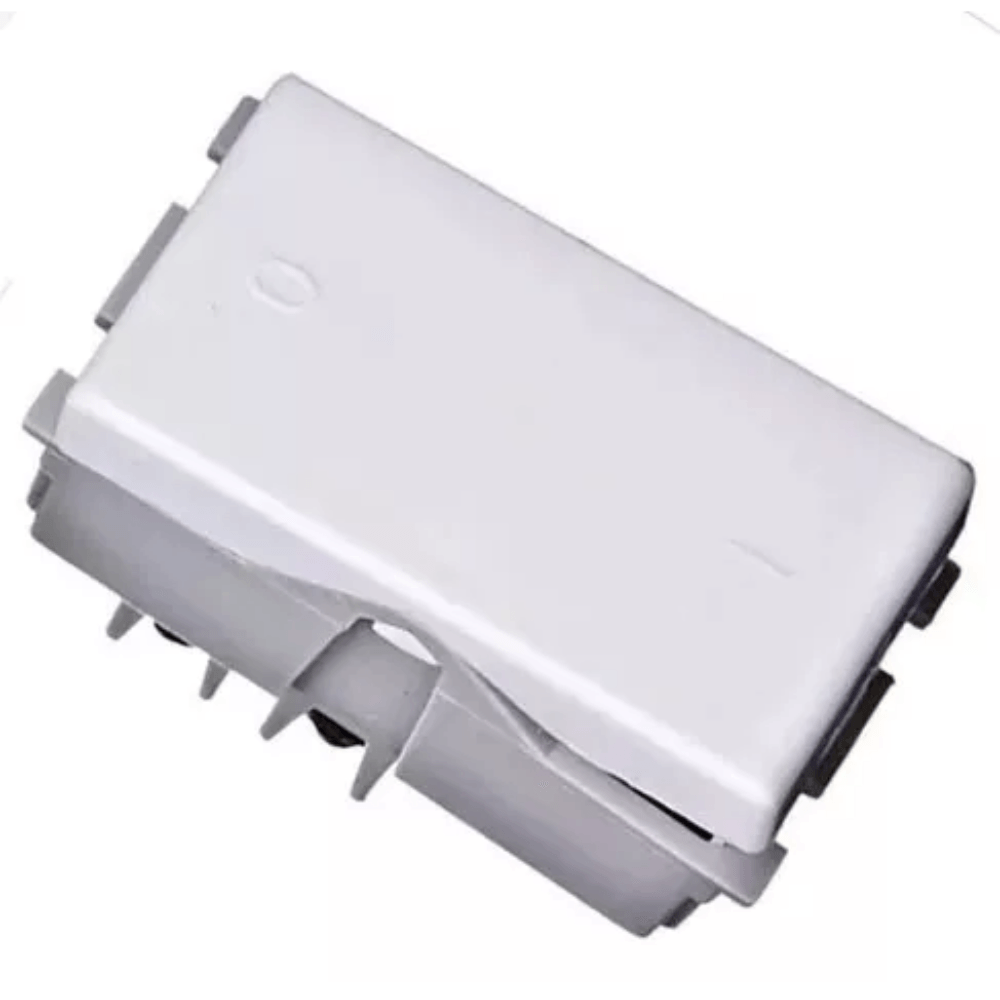 Encontraproduto.com.br - Módulo Interruptor Bipolar Simples 10A/250V Branco Liz