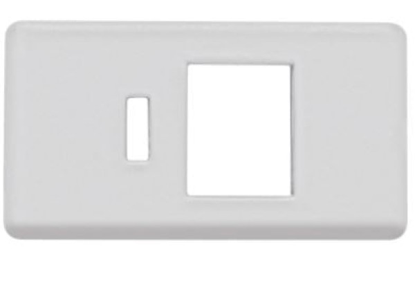 Encontraproduto.com.br - Modulo Tampo para Tomada RJ Branco