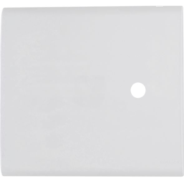 Encontraproduto.com.br - Placa com 1 Furo 9,5mm Tramontina Liz 4x4 Branca - 57106/022