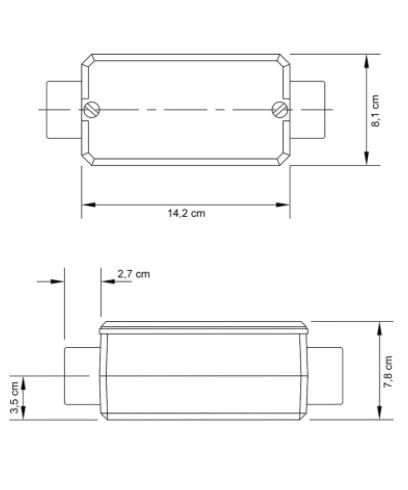 Condulete Fixo C 1.1/2 S/R S/Pint.