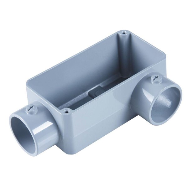 Encontraproduto.com.br - Condulete Com Rosca Ll 2 Bsp Com Tampa Sem Pintura Tramontina