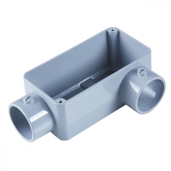 Encontraproduto.com.br - Condulete Com Rosca Ll 2 Bsp Com Tampa Sem Pintura Tramontina