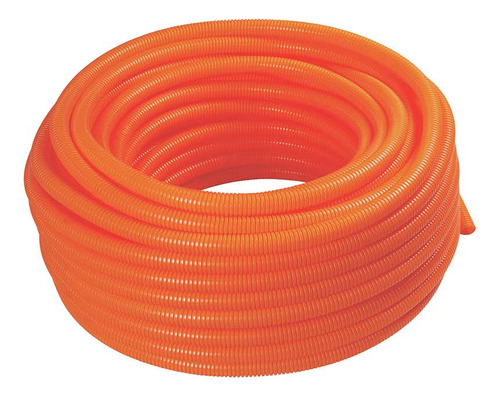 Encontraproduto.com.br - Eletroduto Corrugado 32mm Ref 25mts Laranja Tramontina