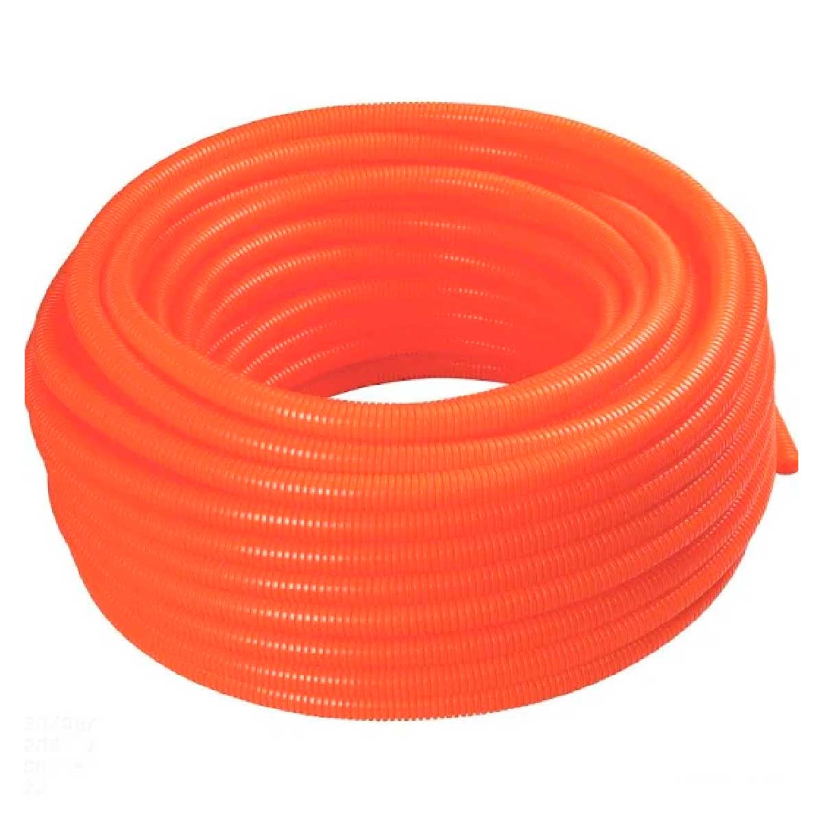 Encontraproduto.com.br - Eletroduto Corrugado 32mm Ref 25mts Laranja Tramontina