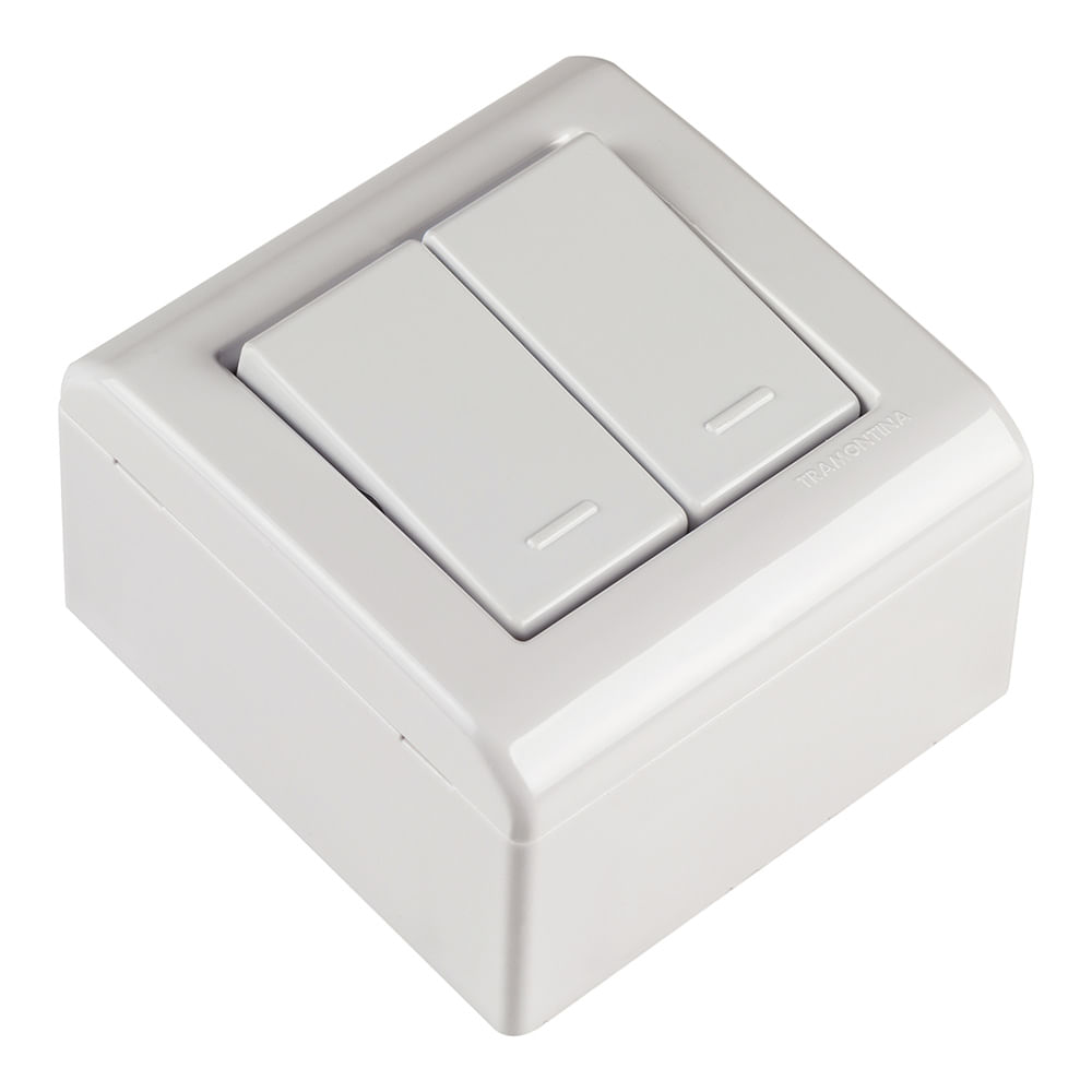 Encontraproduto.com.br - Interruptor Tramontina Simples LizFlex Branco 10 A