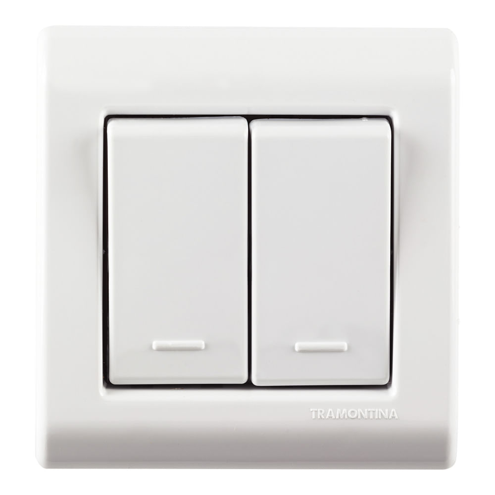 Encontraproduto.com.br - Interruptor Tramontina Simples LizFlex Branco 10 A