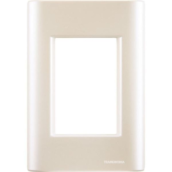 Encontraproduto.com.br - Espelho com 3 módulos giz 2x4 perola - tramontina