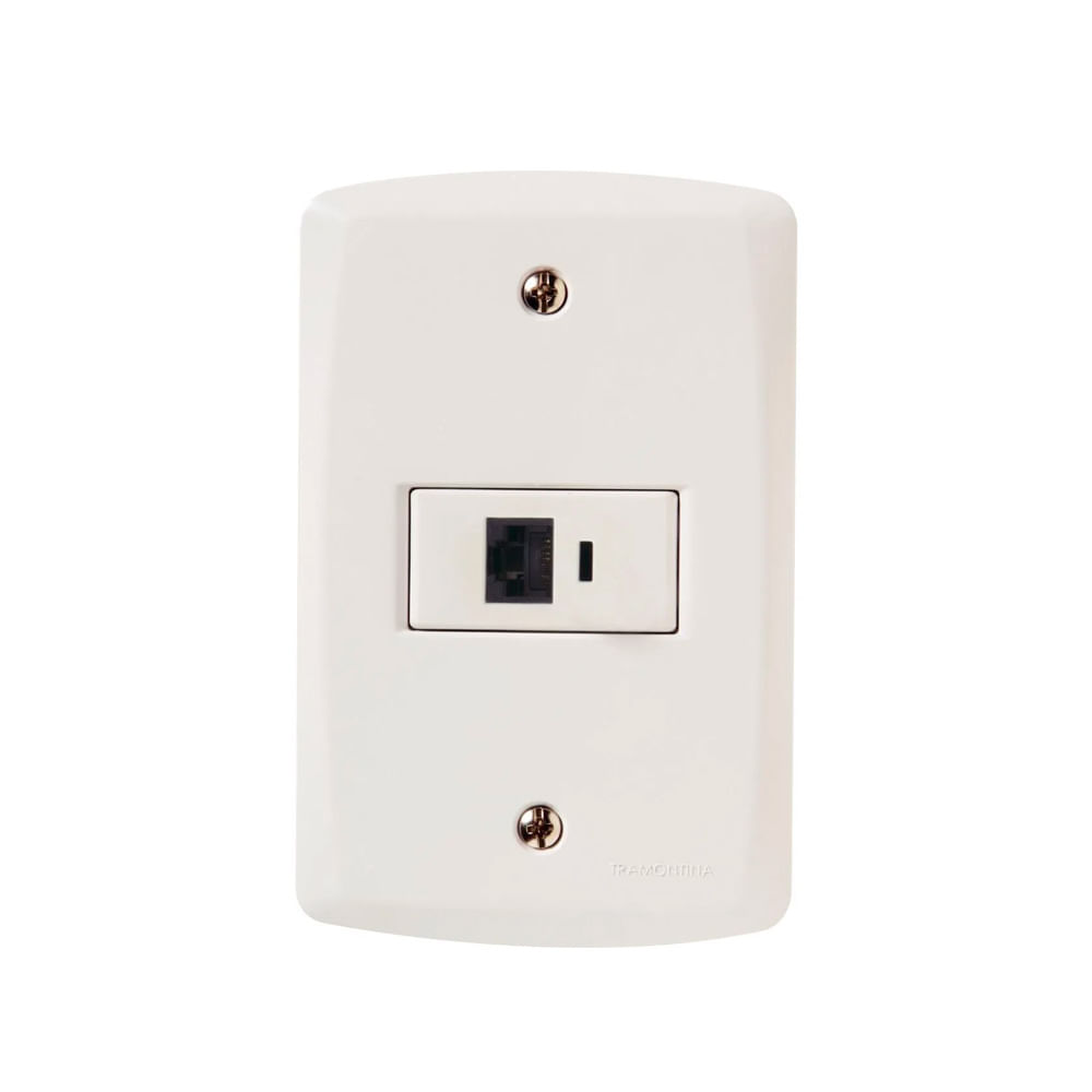 Encontraproduto.com.br - Tomada Tramontina RJ45 Lux2 57145/022
