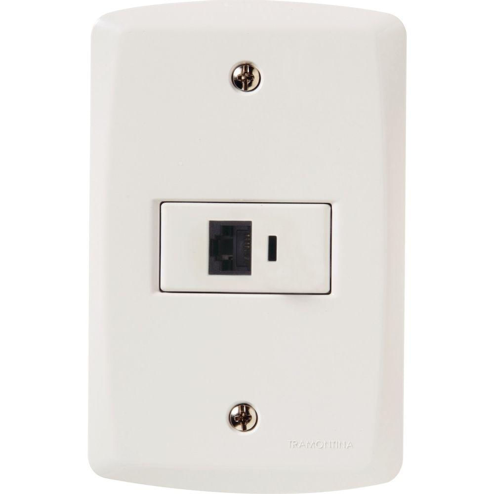 Encontraproduto.com.br - Tomada Tramontina RJ45 Lux2 57145/022