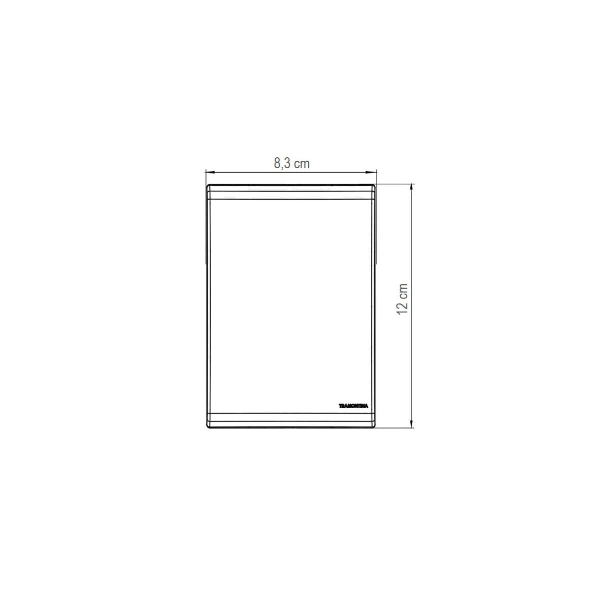 Encontraproduto.com.br - Conjunto 4x2 com 1 Interruptor Simples Horizontal Tramontina Liz 10 A 250 V Branco