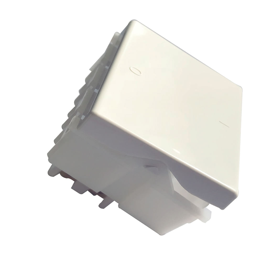 Encontraproduto.com.br - Módulo Interruptor Bipolar Simples Tramontina 20 A 250 V Branco