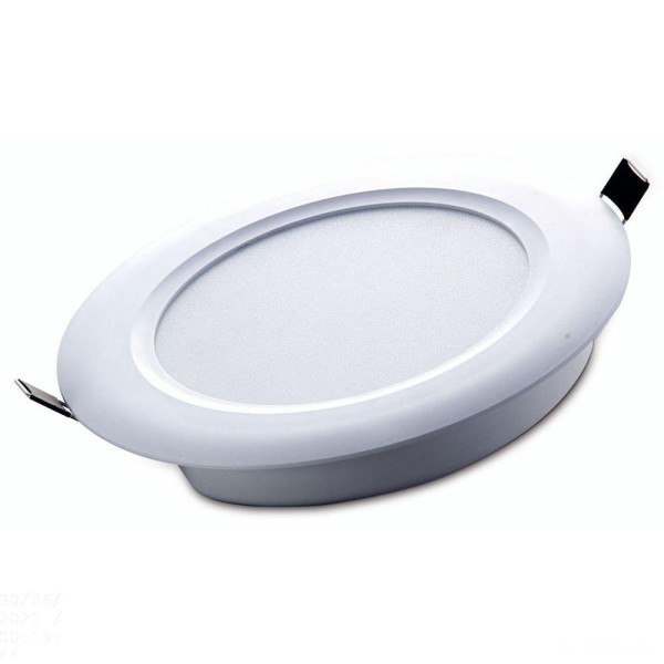 Encontraproduto.com.br - Plafon Led Tramontina Redondo De Embutir Slim 1500 Lm 18 W Bivolt 6500 K Luz Branca Tramontina