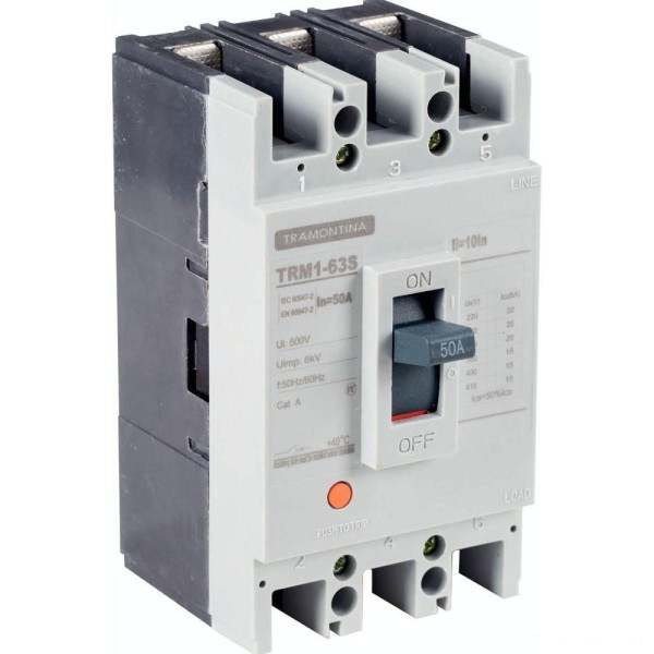 Encontraproduto.com.br - DISJUNTOR CX MOLD.63S 63A 3 PL TRIF TRAM