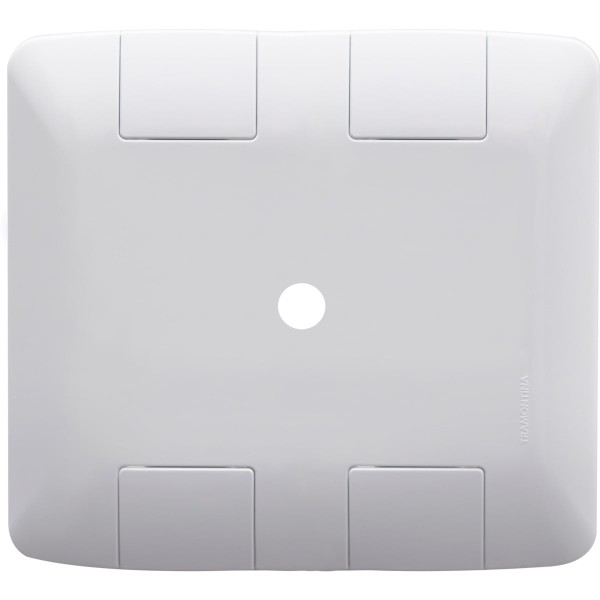 Placa 4X4 1 Furo 9,5MM Aria Branca - Tramontina