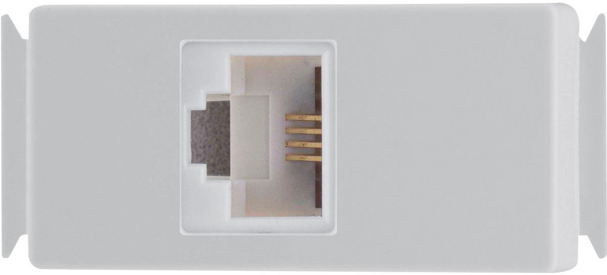 Tomada Tramontina Aria Para Telefone Rj11 Branco