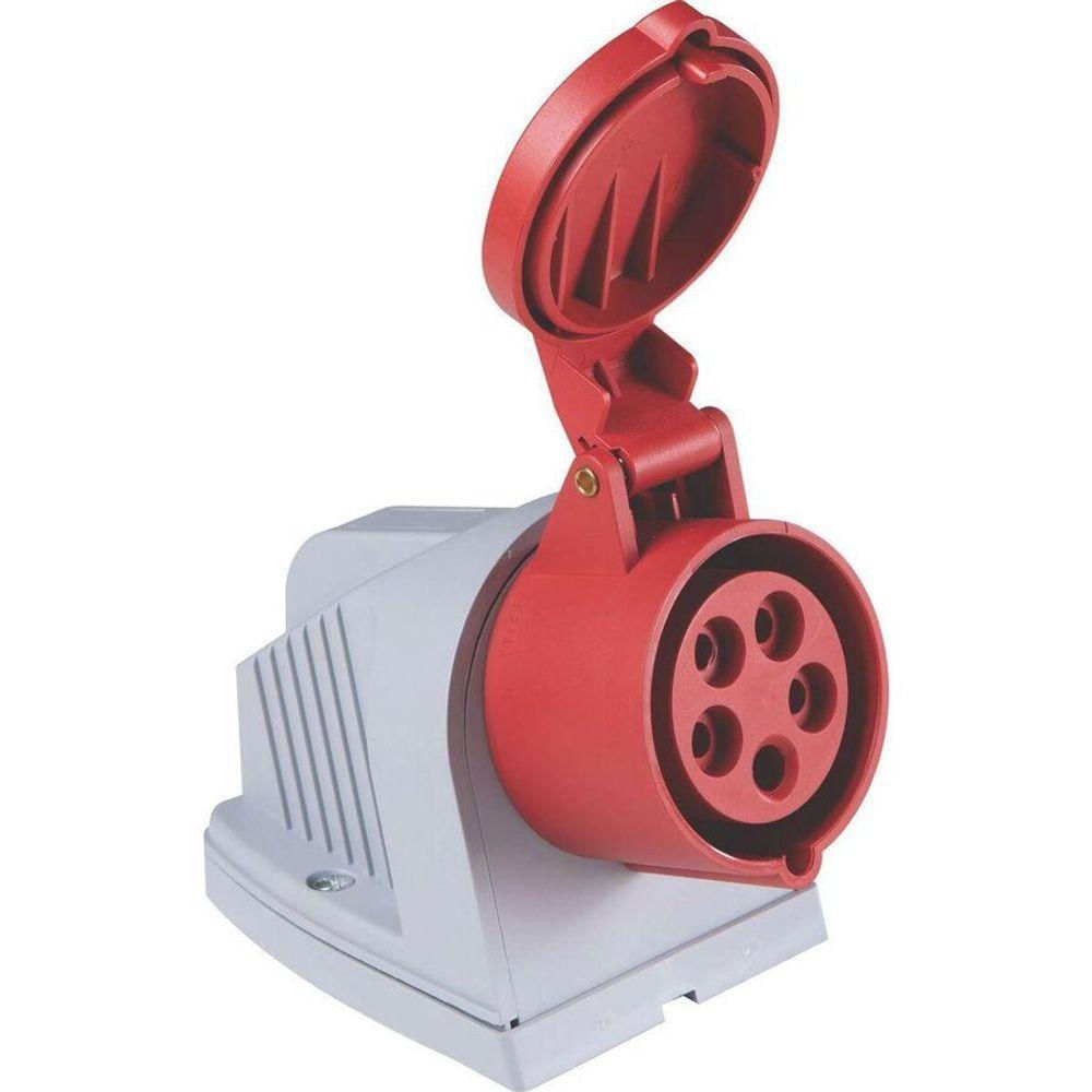 Tomada de Sobrepor Industrial 3P+N+T 32 A 380-415 Vca 6 H Tramontina