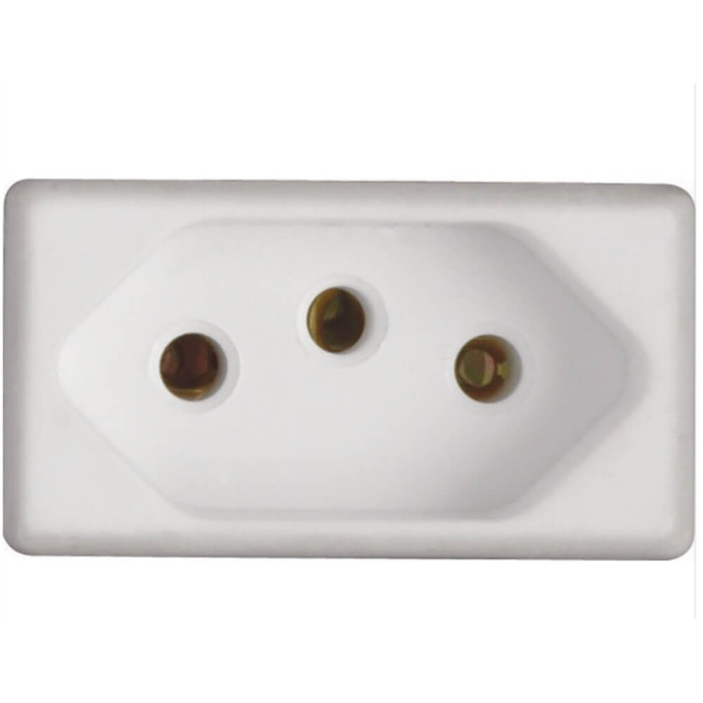 Módulo Tomada 2P+T 20A/250V Branco Liz