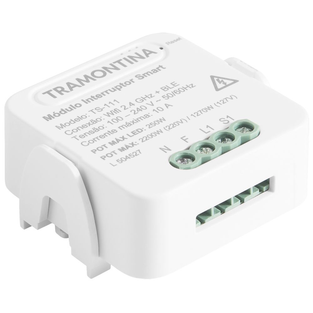 Encontraproduto.com.br - Módulo Interruptor Smart Tramontina 1 Canal Tramontina