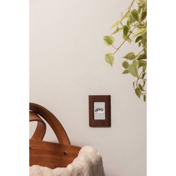 Encontraproduto.com.br - Placa Tramontina Giz Fendi Soft Touch sem Suporte 4X2 57200/16
