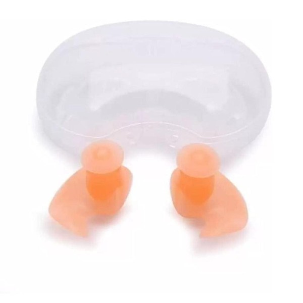 Protetor De Ouvido Speedo Moldável Natação Moulded Earplug Cor Laranja