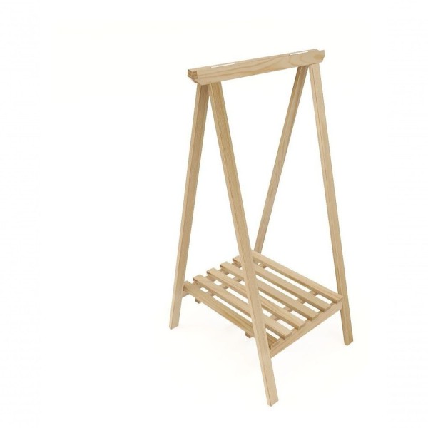 Encontraproduto.com.br - Apoio Par Cavaletes 100cm Natural P/ Atêlie C/tábua
