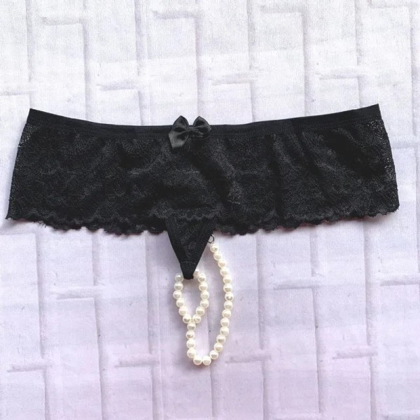 Encontraproduto.com.br - CALCINHA PEROLADA APERTADINHA ESTIMULANTE DE PENIS, ANUS E VULVA