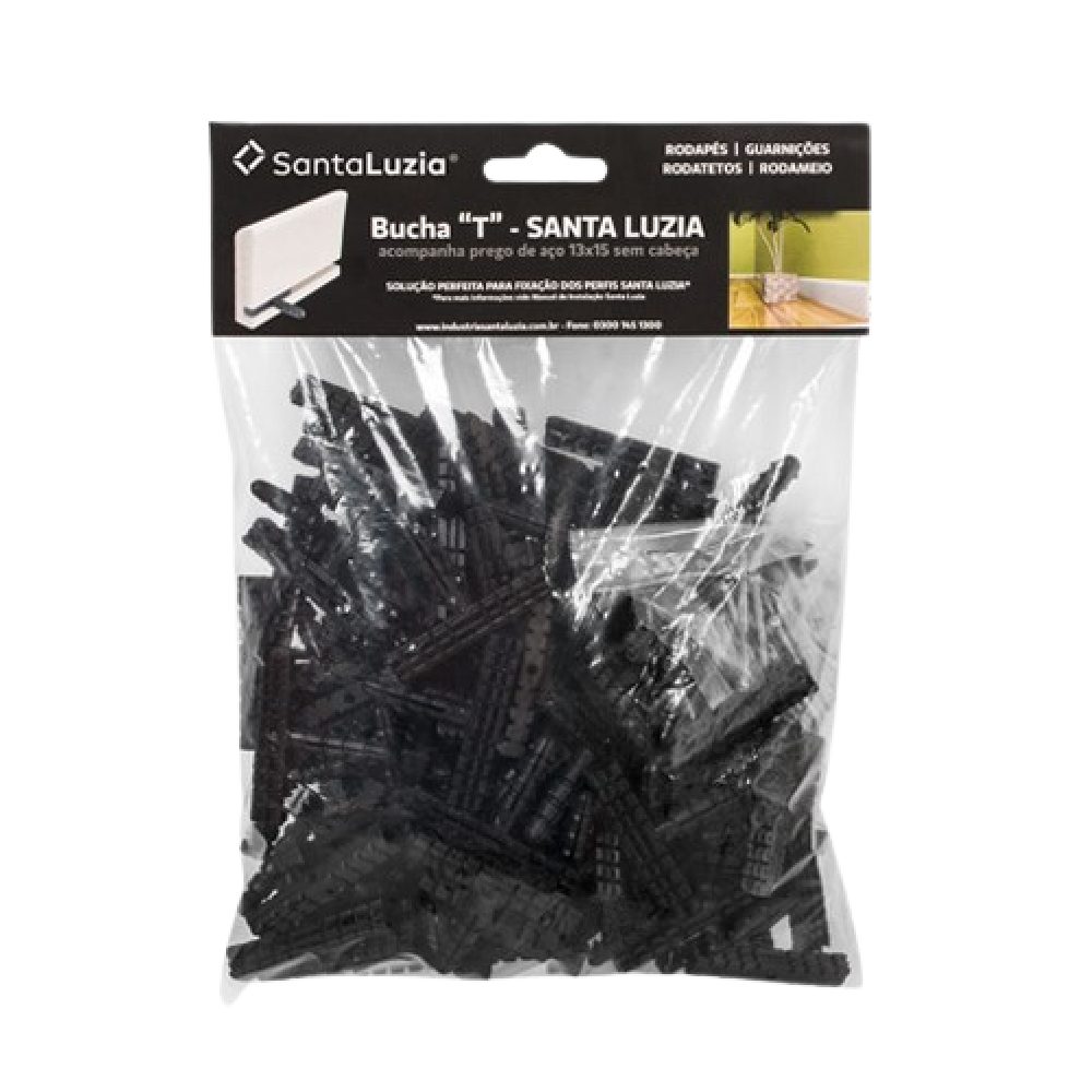 Bucha de Plástico com 30 Unidades Santa Luzia