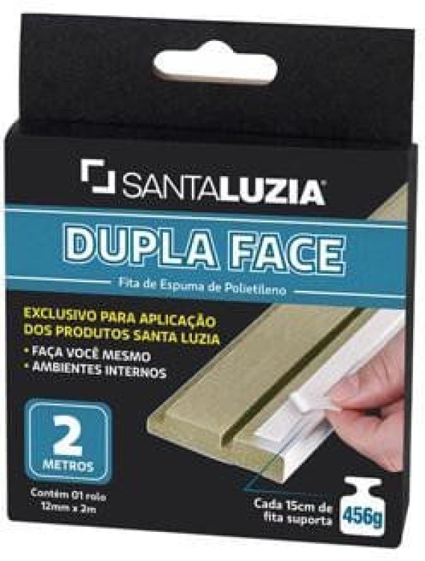 Encontraproduto.com.br - Fita Dupla Face para Rodapé e Moldura Rolo 12mmx02m
