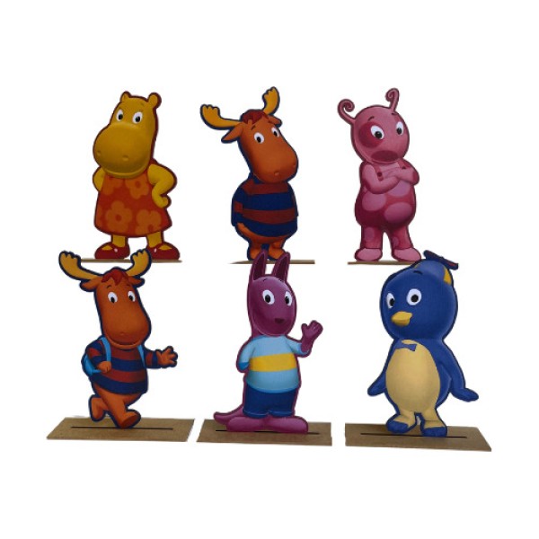 Display De Mesa Para Festa Os Backyardigans Mdf Und Estilo:3