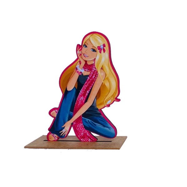 Encontraproduto.com.br - Display De Mesa Para Festa Barbie Mdf Und Estilo:5