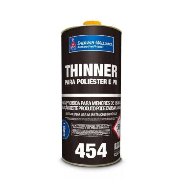 Encontraproduto.com.br - Thinner 454 para Poliéster E Poliuretano Lazzuril 900ml