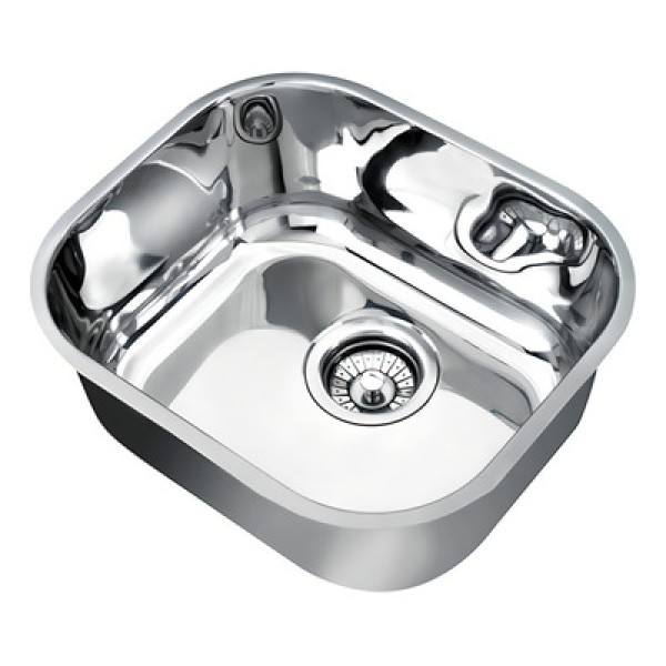Encontraproduto.com.br - Cuba De Embutir 40x34x18 Alto Brilho Invicta Docol Aço Inox