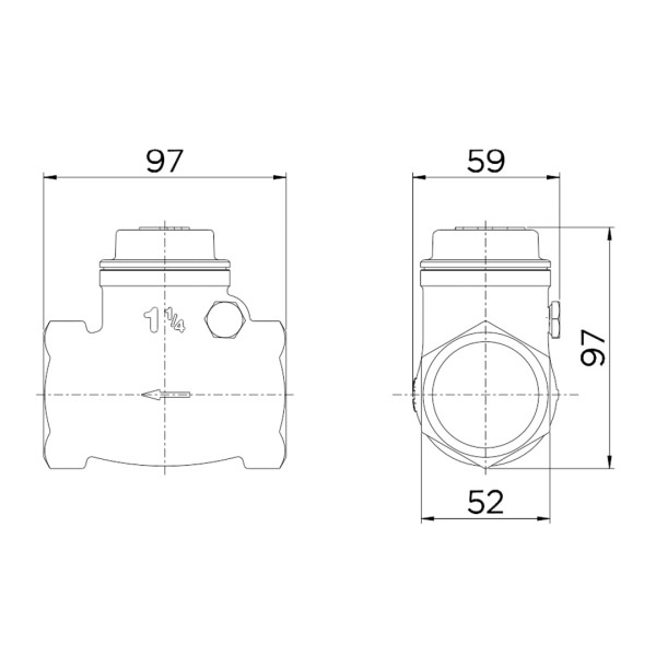 Encontraproduto.com.br - Válvula de Retenção 1.1/4