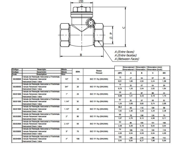 Encontraproduto.com.br - Válvula de Retenção 1.1/4