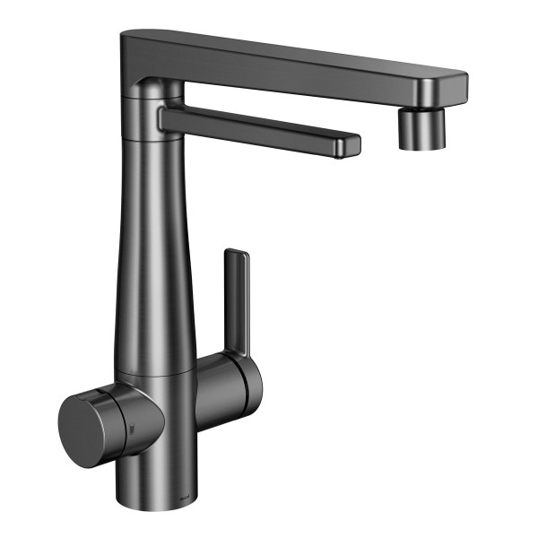 Encontraproduto.com.br - Misturador Monocomando para Cozinha com Purificador Nova Vitalis Ref. 01579670 Grafite Escovado Docol