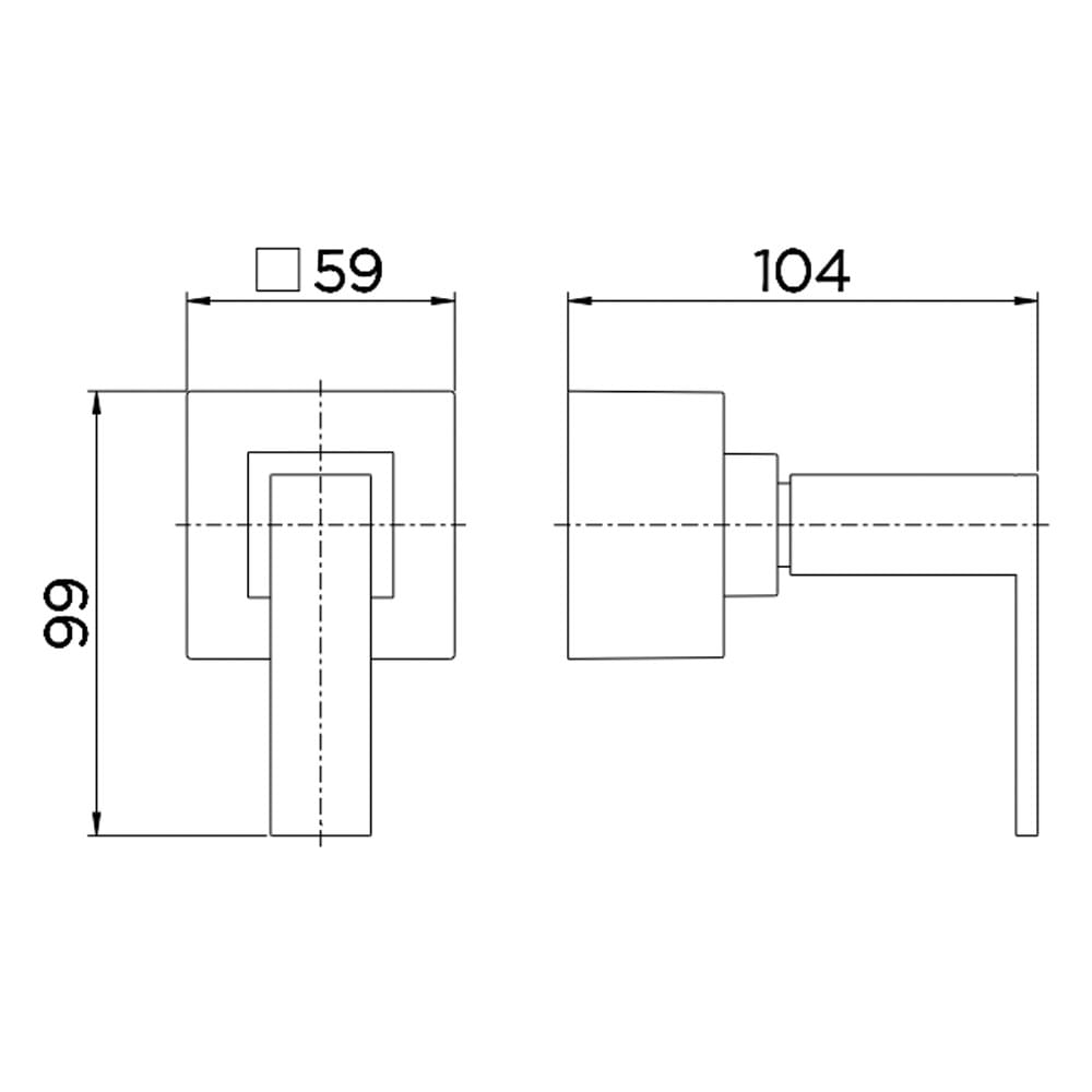 Encontraproduto.com.br - Acabamento para Registro Base Deca Square 3/4