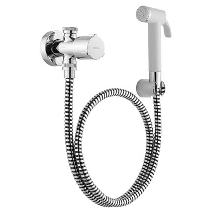 Encontraproduto.com.br - Ducha Higiênica com Registro e Derivação c/ Gatilho Riva Docol - 00454606