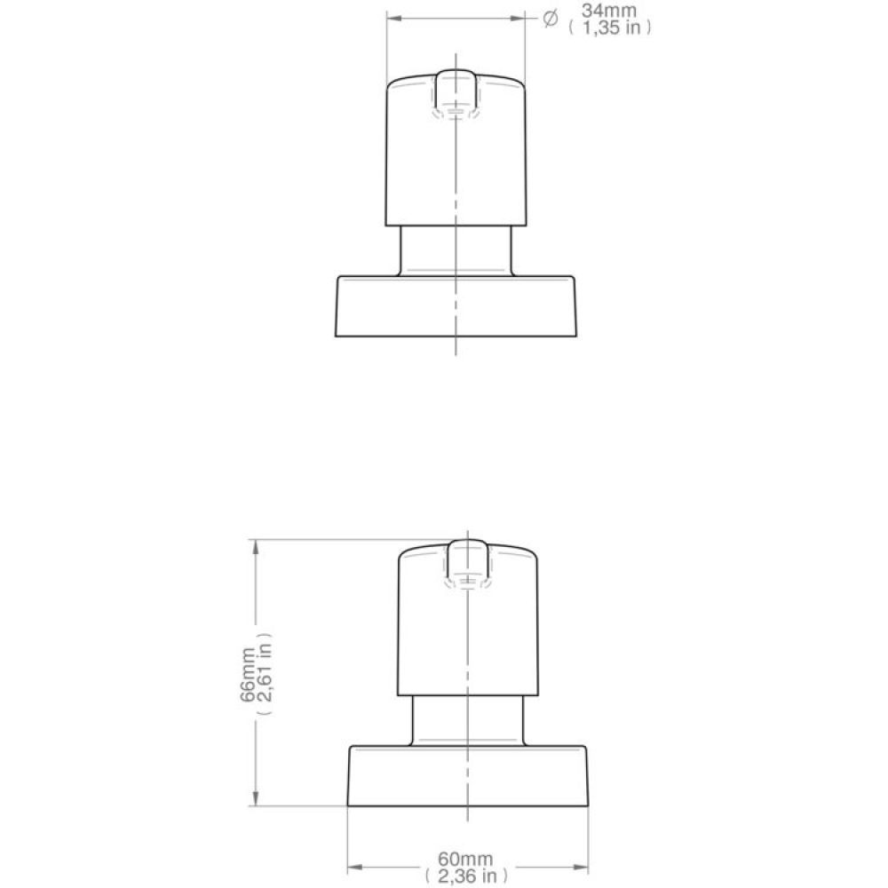 Encontraproduto.com.br - Acabamento para Registro Base Deca Oasis 3/4
