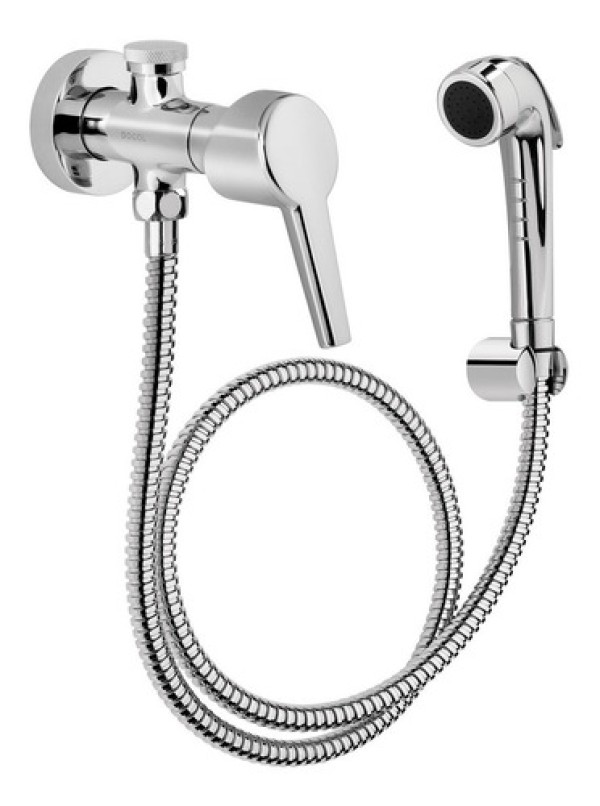Encontraproduto.com.br - Ducha Higiênica Docol Nexus 718906 com Registro e Derivação Cromada
