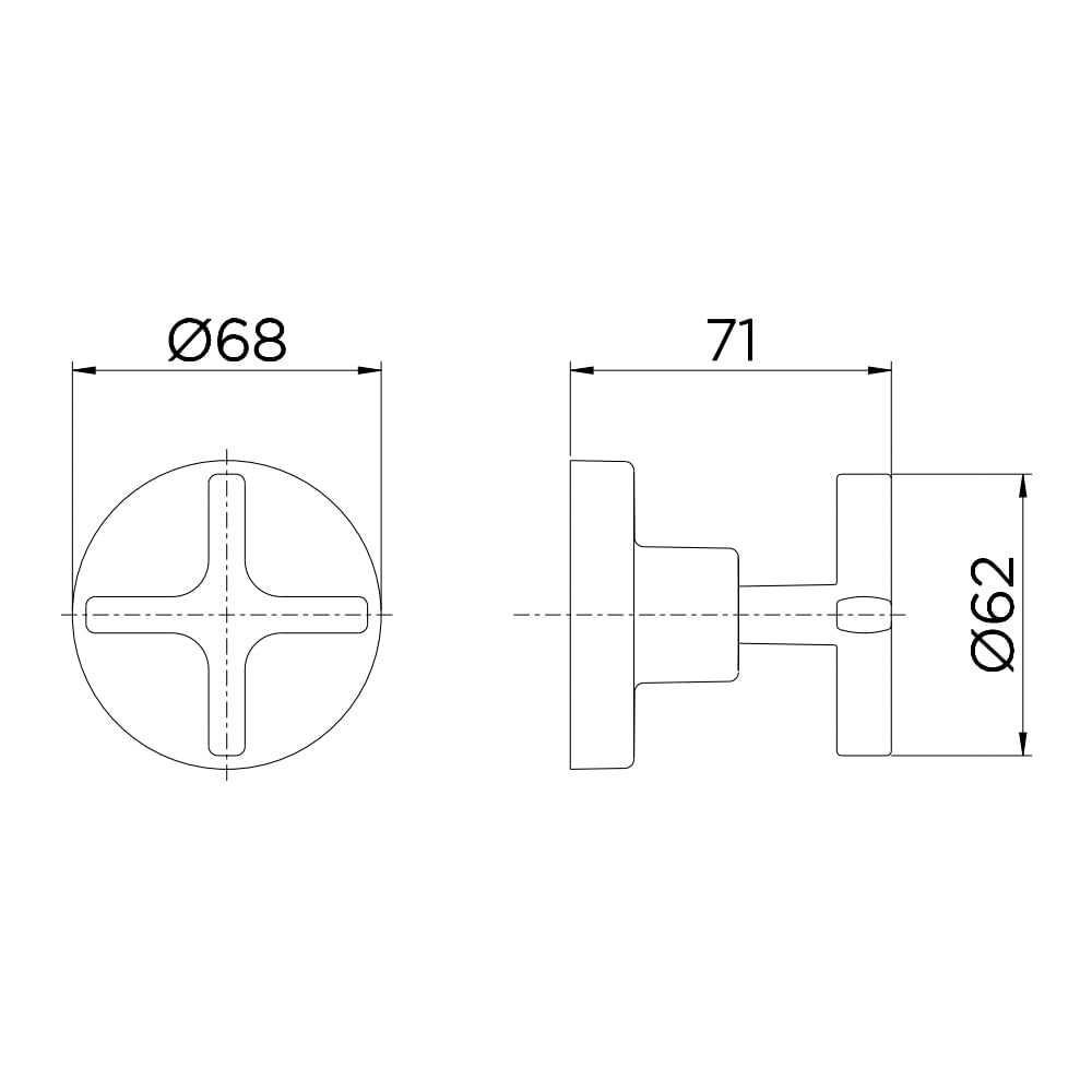 Encontraproduto.com.br - Acabamento para Registro Docol Invicta 723206 DocolBase 1 1/4