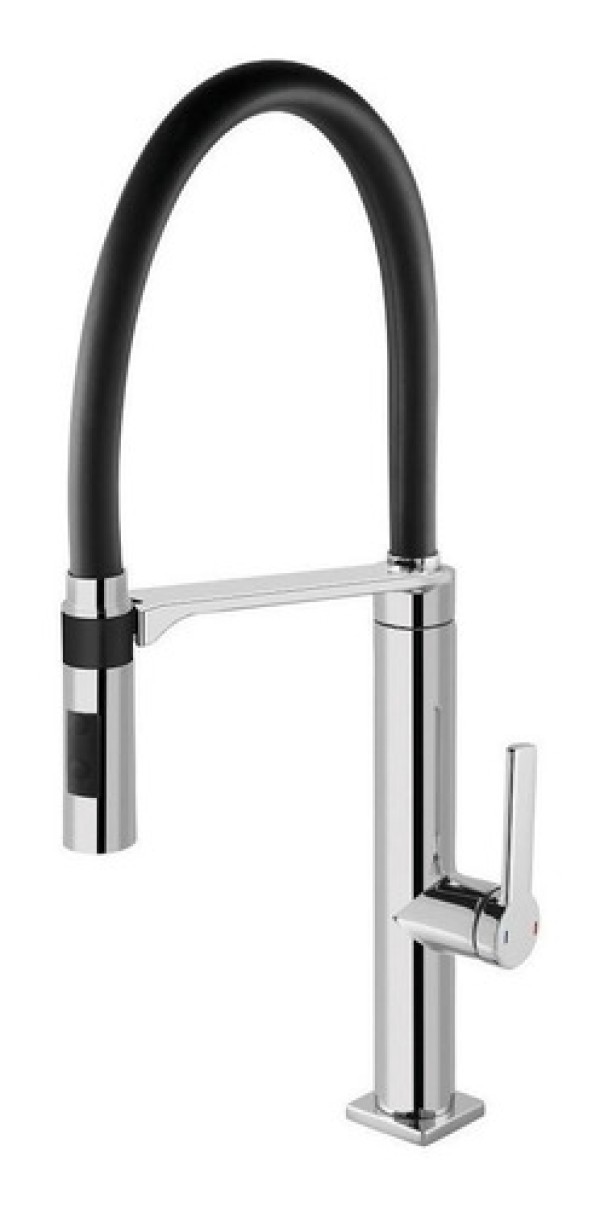 Misturador Monocomando Para Cozinha De Mesa Doc Chrome/vermelho 00695779 - Docol