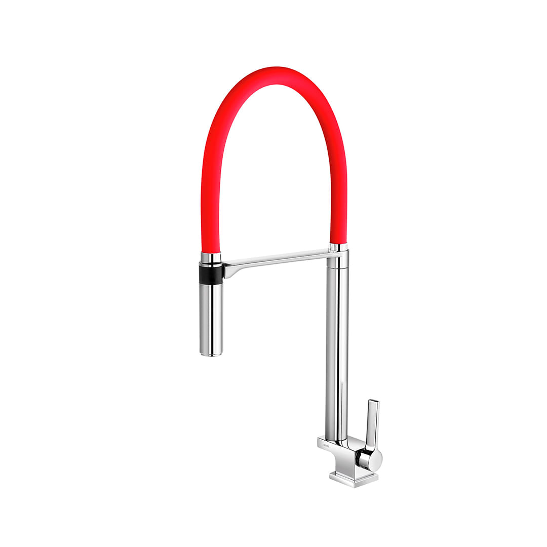Encontraproduto.com.br - Torneira Docol Doc 738979 de Bancada Cromada / Vermelha