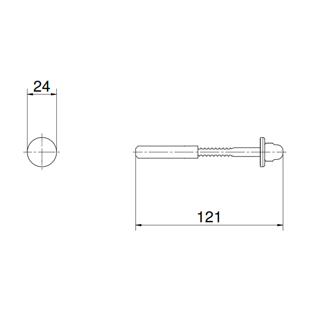 Encontraproduto.com.br - Parafuso para Fixação Bacia e Mictório Inox Docol