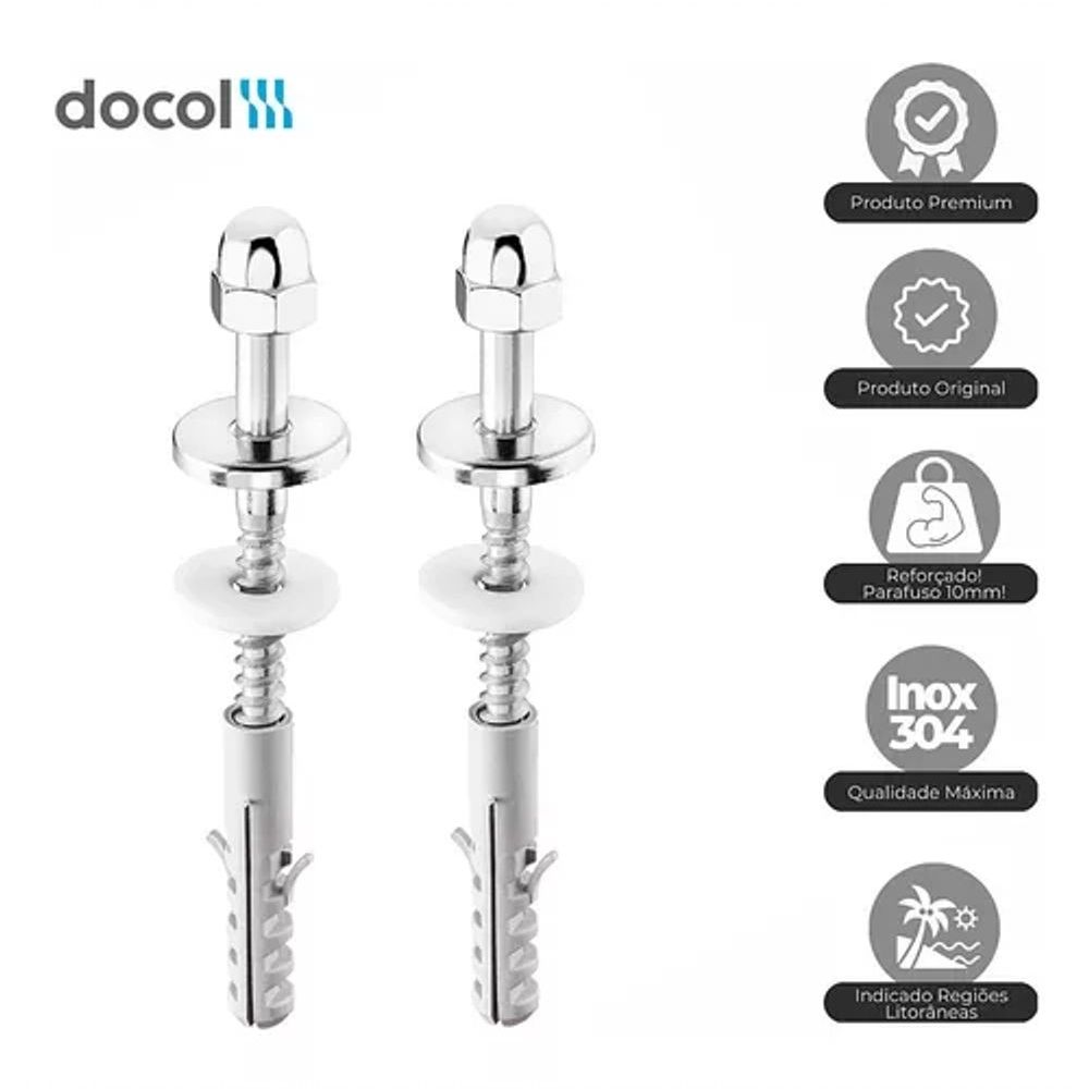 Encontraproduto.com.br - Parafuso para Fixação Bacia e Mictório Inox Docol