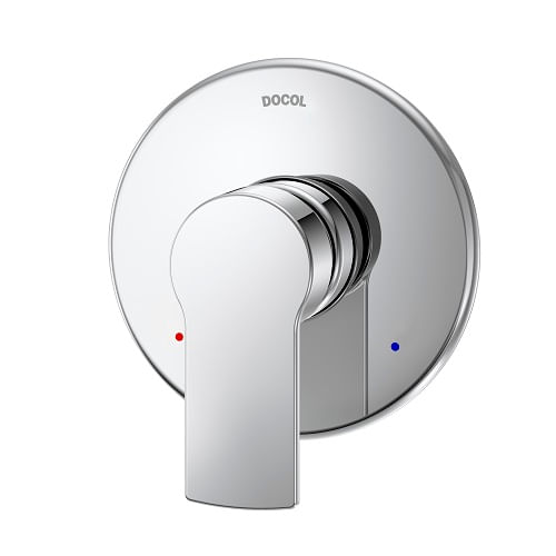 Encontraproduto.com.br - Acabamento Monocomando para Chuveiro e Ducha Higiênica Base Docol Argon Cromado - 00848306 - Docol